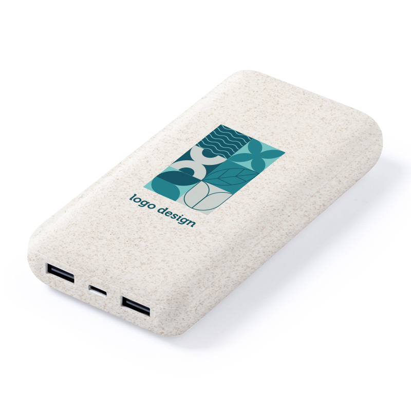 Powerbank en paille de seigle